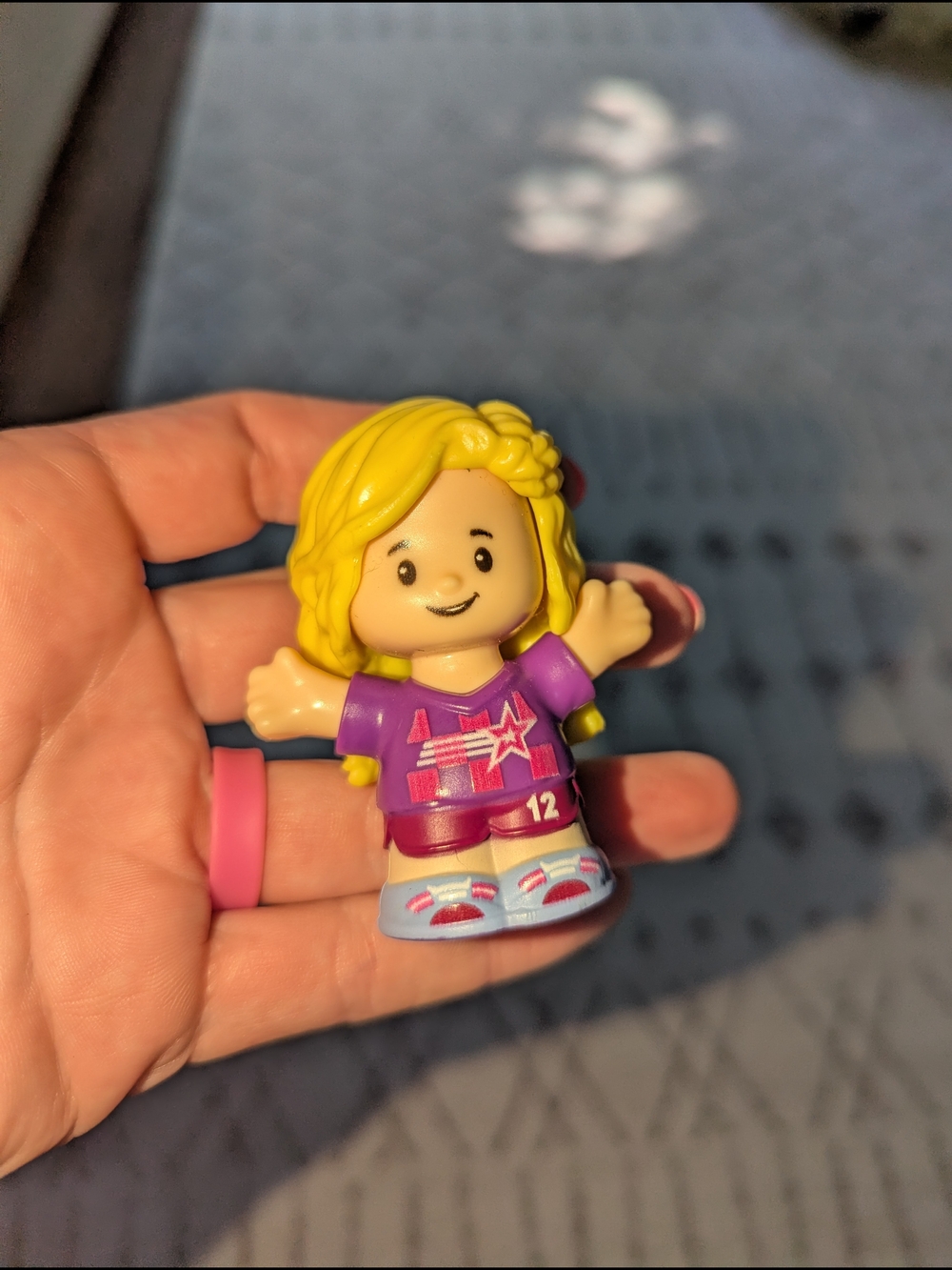Yellow-Haired Kids Figure Toy - Little People
